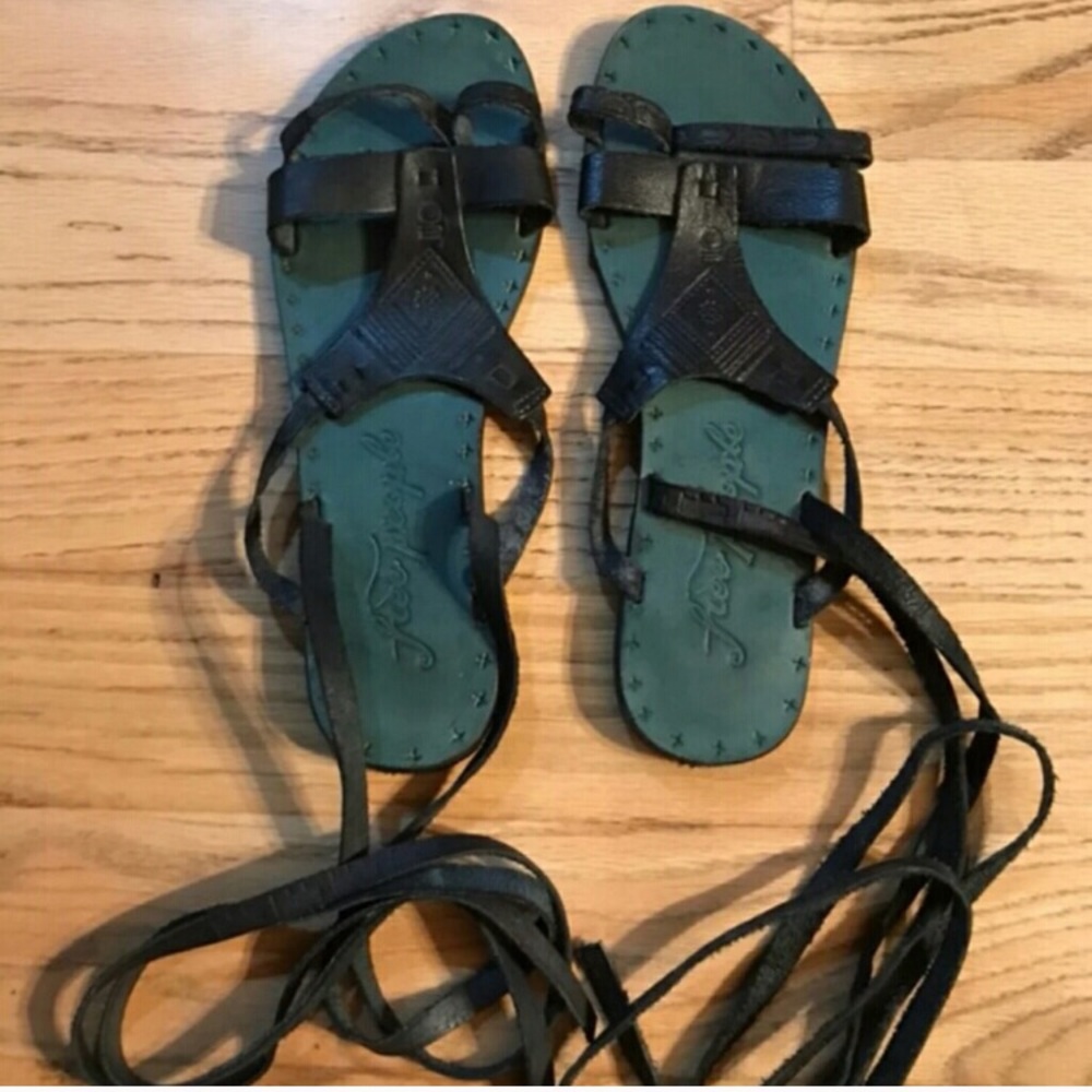 Free people lace up gladiator sandals